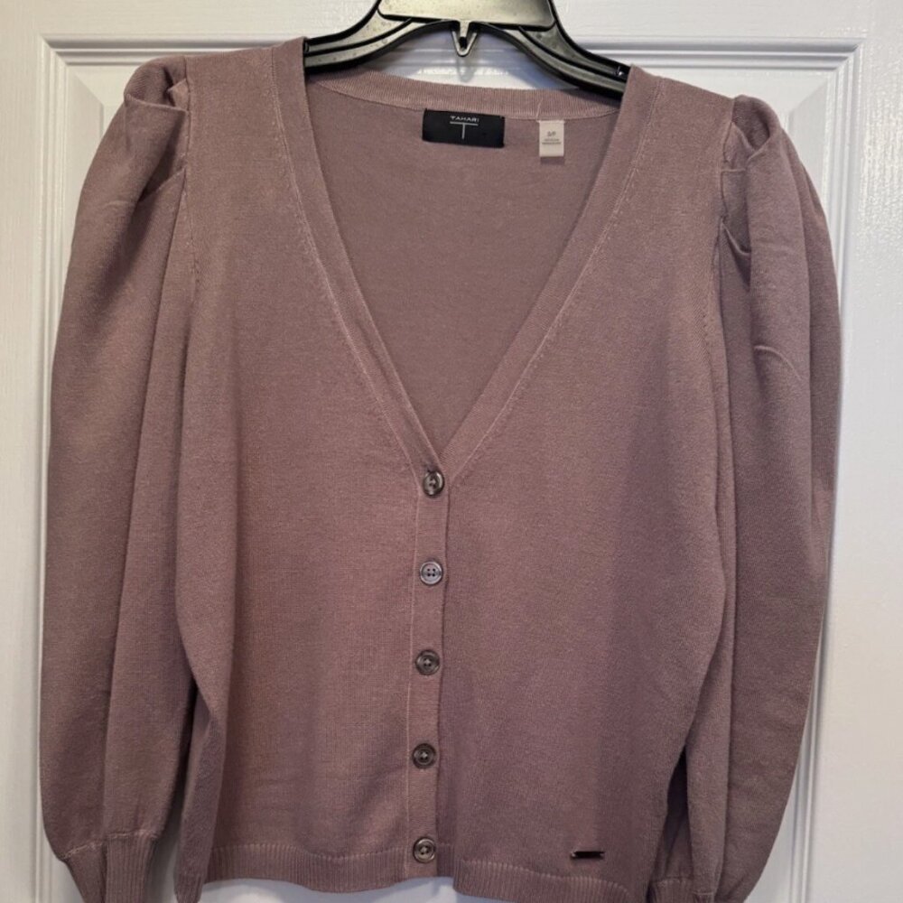 Tahari Cardigan Sweater Women Size Small Excellent Condition